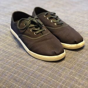 TOMS laced sneakers — Black, 8.5